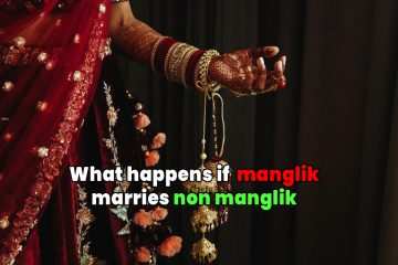What happens if manglik marries non manglik
